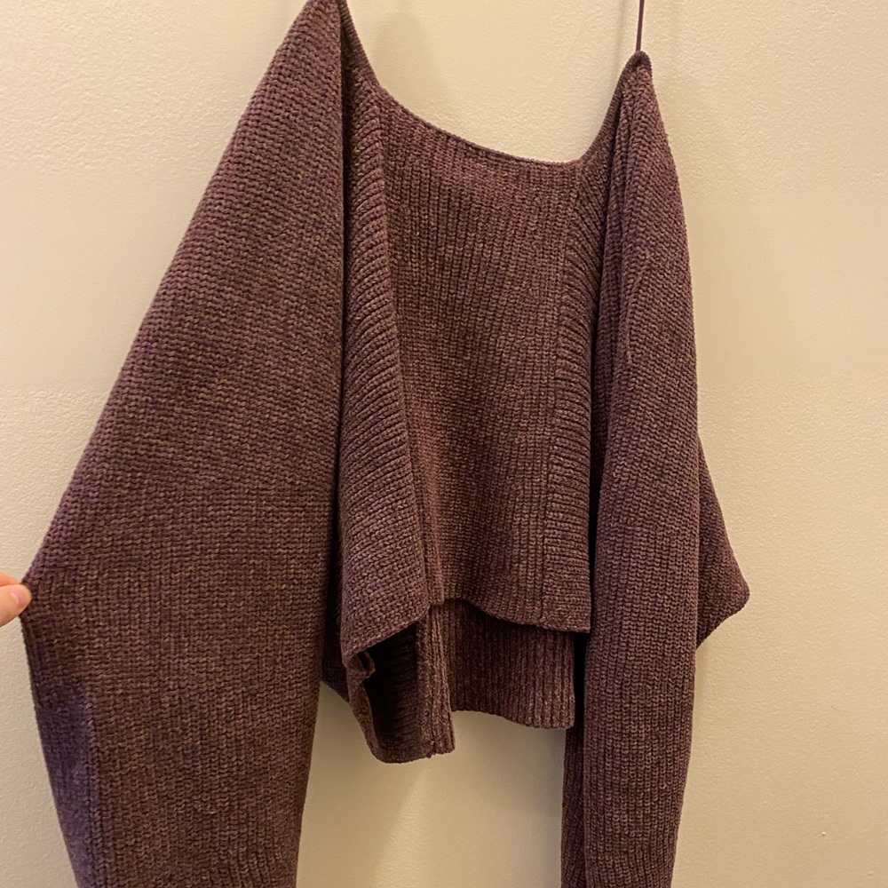 Free People Oversized cropped sweater - Picture 2 of 3